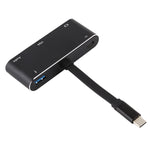 V126 Conversor 5 em 1 USB-C / Tipo-C Macho para PD + HDMI + VGA + Áudio + USB 3.0 Fêmea, 5 em 1