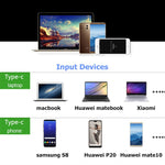 V126 Conversor 5 em 1 USB-C / Tipo-C Macho para PD + HDMI + VGA + Áudio + USB 3.0 Fêmea, 5 em 1