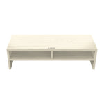 Suporte para monitor de computador com padrão de madeira ORICO MSR-04-WD-BP de 2 camadas com divisória, Tamanho: 50 x 20 x 13,5 cm, 2 camadas com divisória, Tamanho: 50 x 20 x 13,5 cm