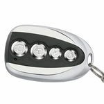 Controlador Remoto Universal Sem Fios em U 433Mhz com 4 Teclas, Duplicador de Porta de Garagem, Mini Controlador Portátil de Metal, Controle Remoto de Cópia