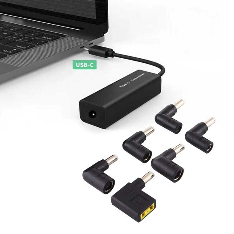 Adaptador de Energia para Portátil 65W USB-C / Tipo-C Conversor para Adaptador de Energia 6 em 1