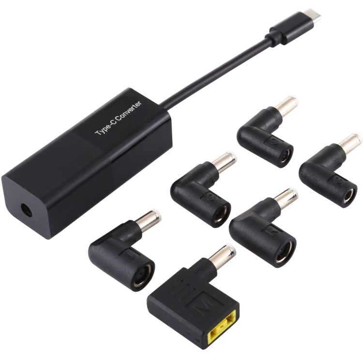 Adaptador de Energia para Portátil 65W USB-C / Tipo-C Conversor para Adaptador de Energia 6 em 1