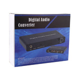 Decodificador Digital de Áudio 2CH com Conversor Óptico Toslink SPDIF Coaxial para Home Theater / PS4 / PS3 / XBOX360, Suporta Controlo de Volume, AC-3, DTS