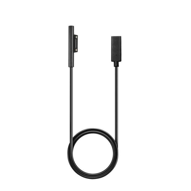 Cabo de Carregamento Rápido USB-C / Tipo-C Fêmea para 6 Pinos Macho PD para Portátil Microsoft Surface Pro 7 / 6 / 5 / 4 / 3, Comprimento do Cabo: 0,2m