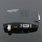 Conversor de Vídeo HOWEI HW-2404 BNC / S-Video para VGA