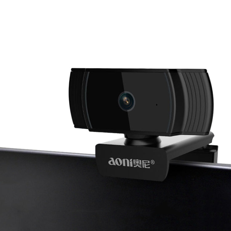 Webcam Aoni A20 FHD 1080P IPTV para teleconferência, ensino e transmissão em direto com microfone, A20