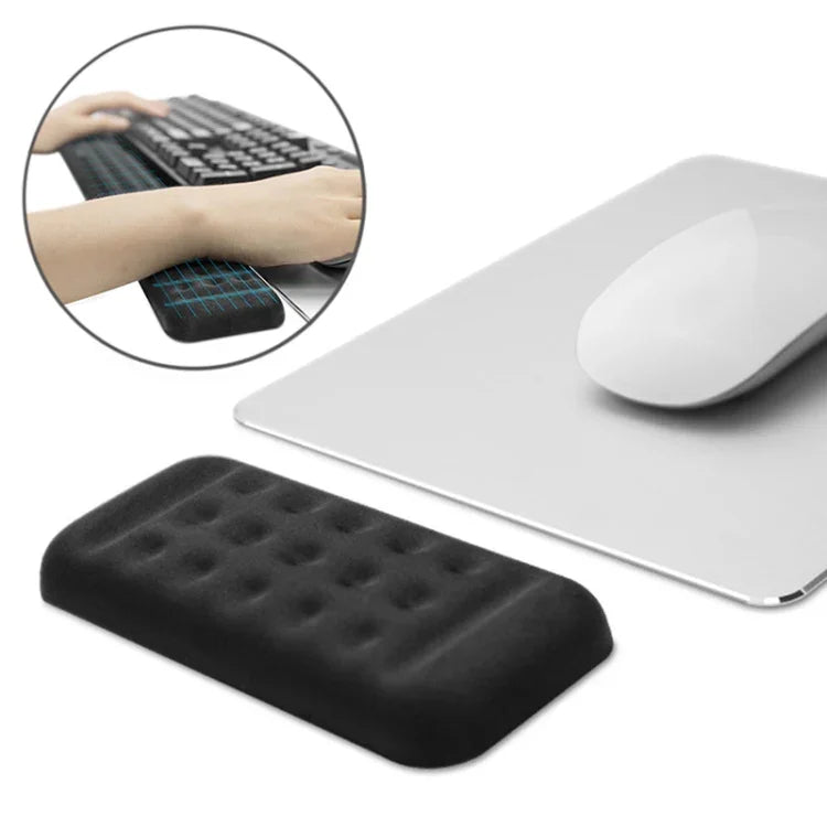 Apoio de pulso para teclado mecânico Almofada de rato em espuma de memória, Tamanho: Mão única (Preto), Tamanho: Mão única