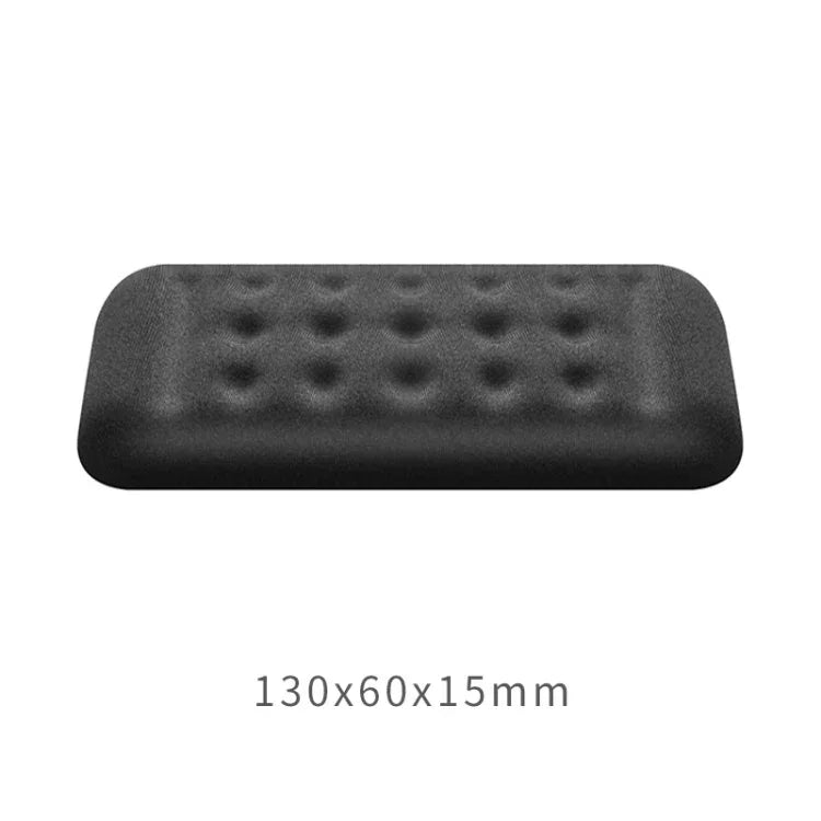Apoio de pulso para teclado mecânico Almofada de rato em espuma de memória, Tamanho: Mão única (Preto), Tamanho: Mão única