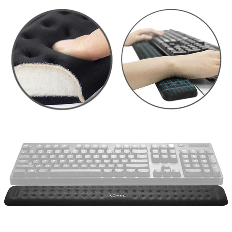 Apoio de pulso para teclado mecânico Almofada de rato em espuma de memória, Tamanho: L, Tamanho: L