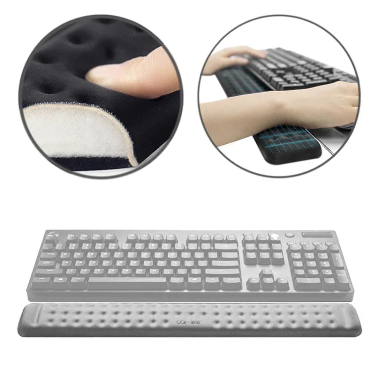 Apoio de pulso para teclado mecânico Almofada de rato em espuma de memória, Tamanho: L, Tamanho: L