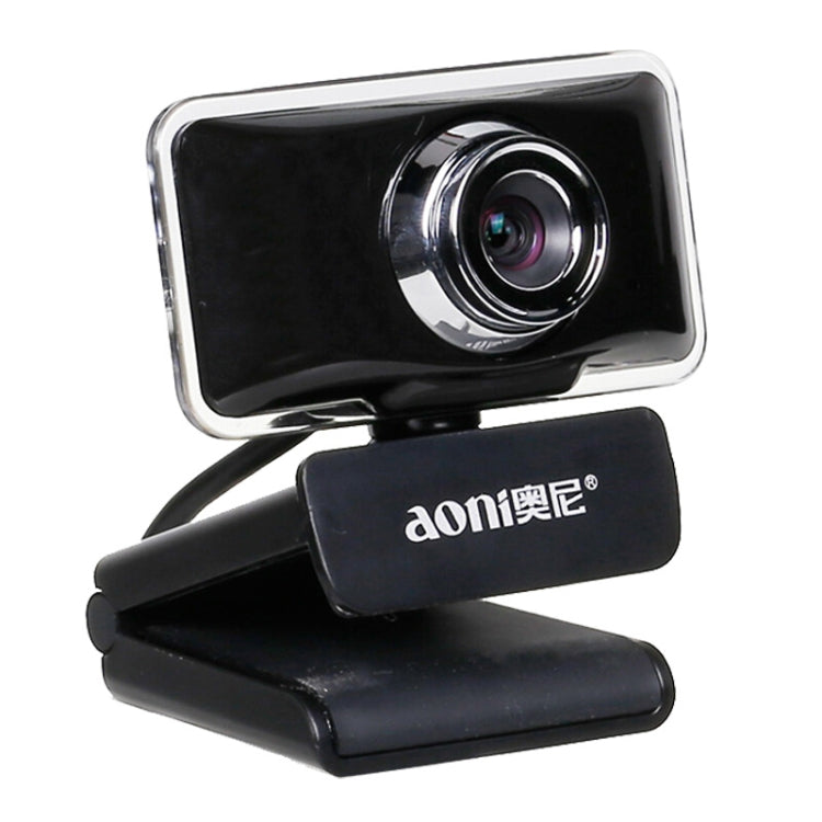 Webcam aoni C11 720P com Ângulo Largo de 150 graus, Foco Manual HD para Computador com Microfone, C11