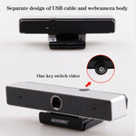 Webcam aoni C90 1080P HD Empresarial Inteligente para Computador com Microfone, C90
