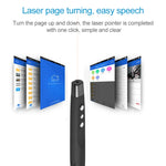 Caneta Laser Sem Fios 2.4GHz para PowerPoint com USB Receptor, Caneta de Apresentação Multimédia Sem Fios para Virar Páginas, Distância de Controlo Remoto: 30m, 30m