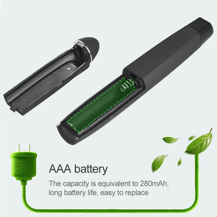 Caneta Laser Sem Fios 2.4GHz para PowerPoint com USB Receptor, Caneta de Apresentação Multimédia Sem Fios para Virar Páginas, Distância de Controlo Remoto: 30m, 30m