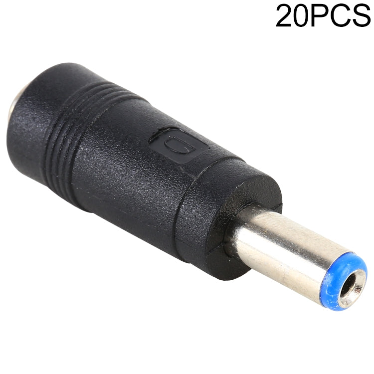 20 Peças de Ponta de Plugue de Energia DC Fêmea 5.5 x 2.1mm para Macho 5.5 x 2.5mm