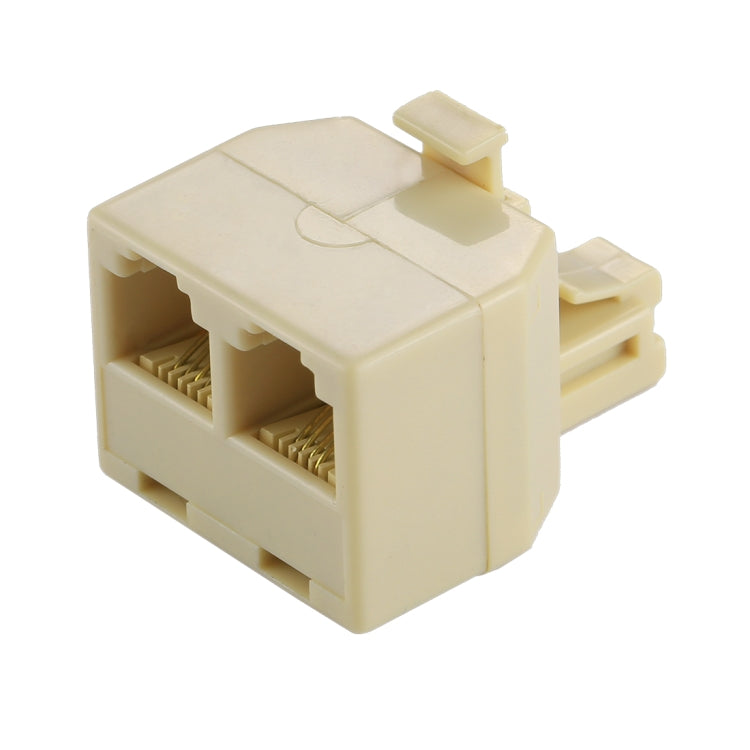 Cabo Extensor de Telefone de Secretária com Duas Portas RJ11, Adaptador Conector, 2 RJ11 Fêmea para RJ11 Macho