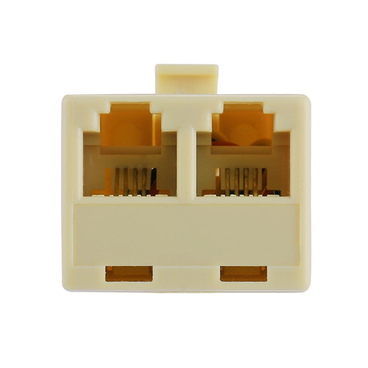 Cabo Extensor de Telefone de Secretária com Duas Portas RJ11, Adaptador Conector, 2 RJ11 Fêmea para RJ11 Macho