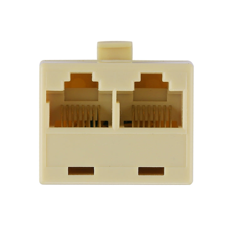 Adaptador de Rede LAN Ethernet com Duas Portas RJ45, 2 RJ45 Fêmea para RJ45 Macho