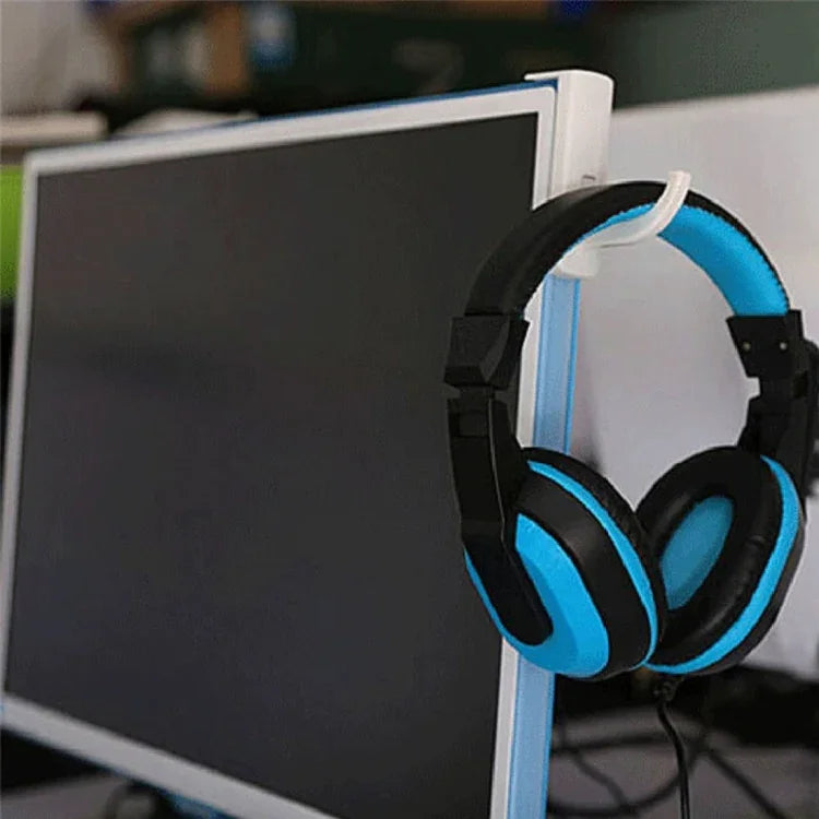 Suporte Universal para Auscultadores para Monitor de PC, Gancho para Suporte de Auscultadores de Secretária