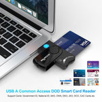 Leitor de Cartões Multifuncional ROCKETEK CR310 USB 3.0 + Cartão TF + Cartão SD + Cartão SIM + Cartão Inteligente, USB 3.0
