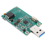 Adaptador Conversor mSATA SSD para USB 3.0, Placa Módulo para Disco Rígido