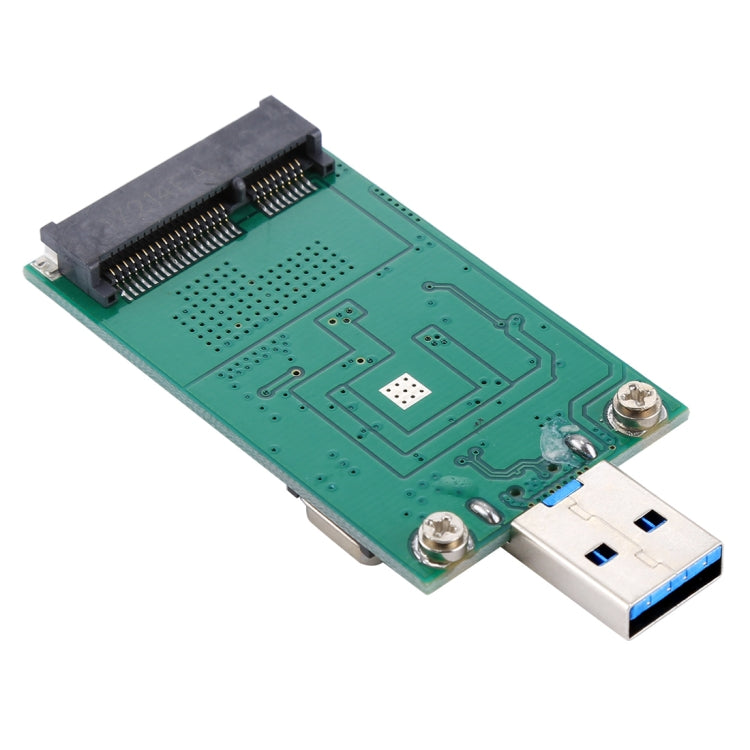 Adaptador Conversor mSATA SSD para USB 3.0, Placa Módulo para Disco Rígido