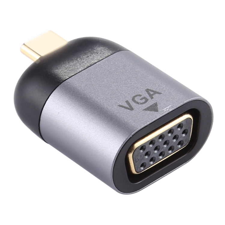 Adaptador Macho Type-C para VGA DB15P Fêmea