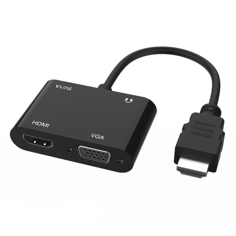 Adaptador Onten 5165HV HDMI para HDMI + VGA, 5165HV