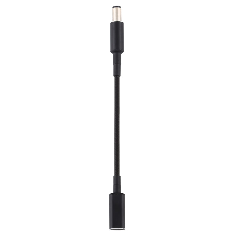 Cabo com Trança de Nylon Adaptador PD 100W 18.5-20V 7.4 x 0.6mm para USB-C / Type-C para HP, 7.4 x 0.6mm