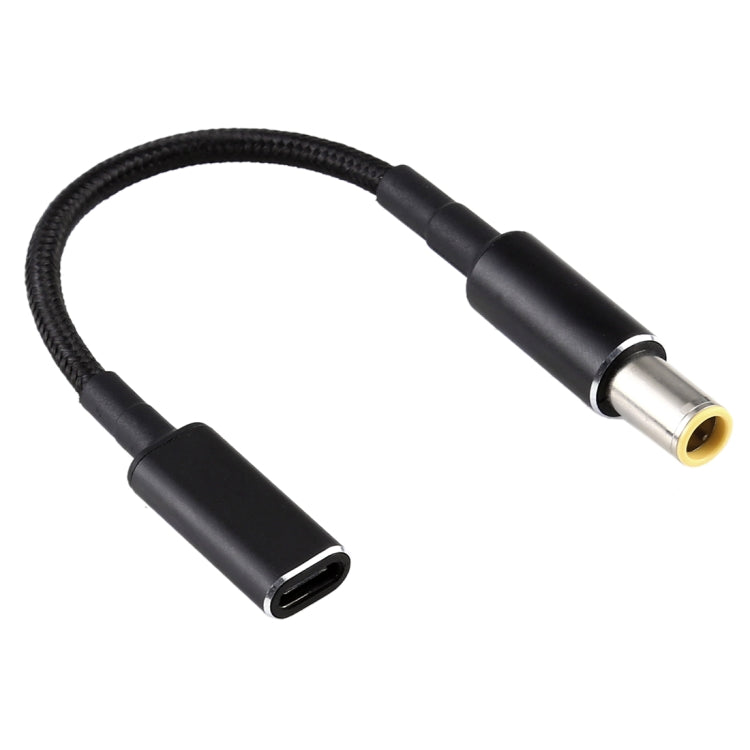 Adaptador PD 100W 18.5-20V 7.9 x 0.9mm para USB-C / Type-C Cabo de Nylon Trançado