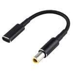 Adaptador PD 100W 18.5-20V 7.9 x 0.9mm para USB-C / Type-C Cabo de Nylon Trançado