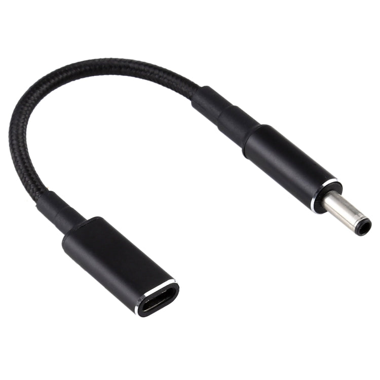 Adaptador PD 100W 18.5-20V 4.5 x 0.6mm para USB-C / Type-C Cabo de Nylon Trançado para Dell, 4.5 x 0.6mm