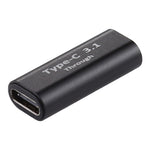 Type-C / USB-C Female to Type-C / USB-C Female Aluminium Alloy Adapter, Type-C Female to Type-C Female