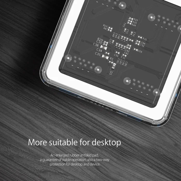 ORICO MH4U-100 Hub de Secretária Transparente USB 3.0 com Cabo Micro USB de 100cm, MH4U-100