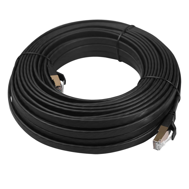 Cabo de Rede LAN Plano CAT8-2 Duplamente Blindado CAT8, Comprimento: 15m, 15m