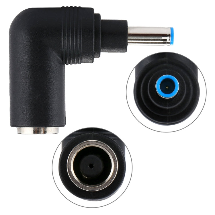 Adaptador de Energia Conector DC 4506 Macho para DC 7406 Fêmea para Portátil HP, Cotovelo de 90 Graus, DC4506 para DC7406