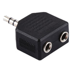 Adaptador Divisor 3.5mm Macho para Duplo 3.5mm Fêmea