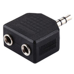Adaptador Divisor 3.5mm Macho para Duplo 3.5mm Fêmea
