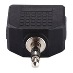Adaptador Divisor 3.5mm Macho para Duplo 3.5mm Fêmea