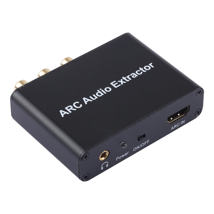 Extrator de Áudio ARC 192KHz Adaptador HDMI ARC para SPDIF + Coaxial + L/R Conversor Canal de Retorno de Áudio, 192KHz ARC