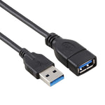 Cabo de extensão retrátil com mola USB 3.0 macho para fêmea de alta velocidade 1,5m