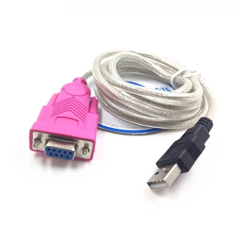 Cabo de computador USB para porta serial RS232 fêmea, comprimento do cabo: 1,5m