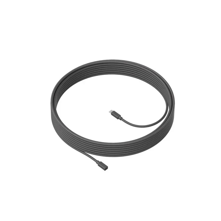 Logitech CC4000E Cabo de Extensão para Microfone, Comprimento do Cabo: 10m