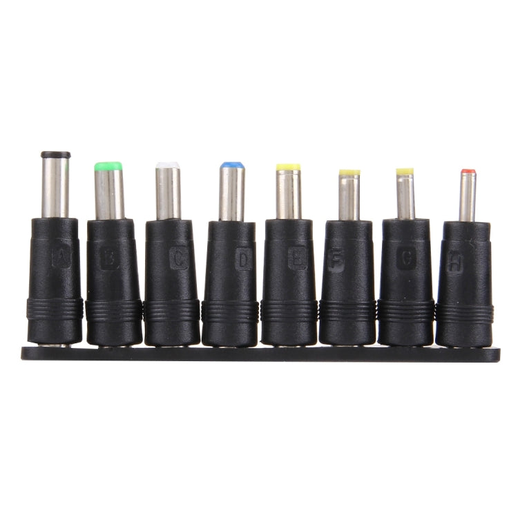 Conjunto de adaptadores de energia 8 em 1 com interface fêmea 5,5x2,1mm para múltiplas interfaces macho para portáteis HP / Sony / Acer / ASUS / DELL
