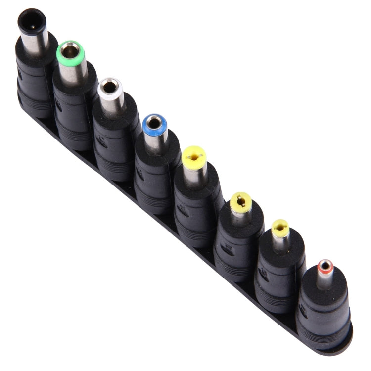 Conjunto de adaptadores de energia 8 em 1 com interface fêmea 5,5x2,1mm para múltiplas interfaces macho para portáteis HP / Sony / Acer / ASUS / DELL