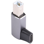 Adaptador USB-C / Tipo C fêmea para USB 2.0 B MIDI macho para instrumento eletrónico / impressora / scanner / piano