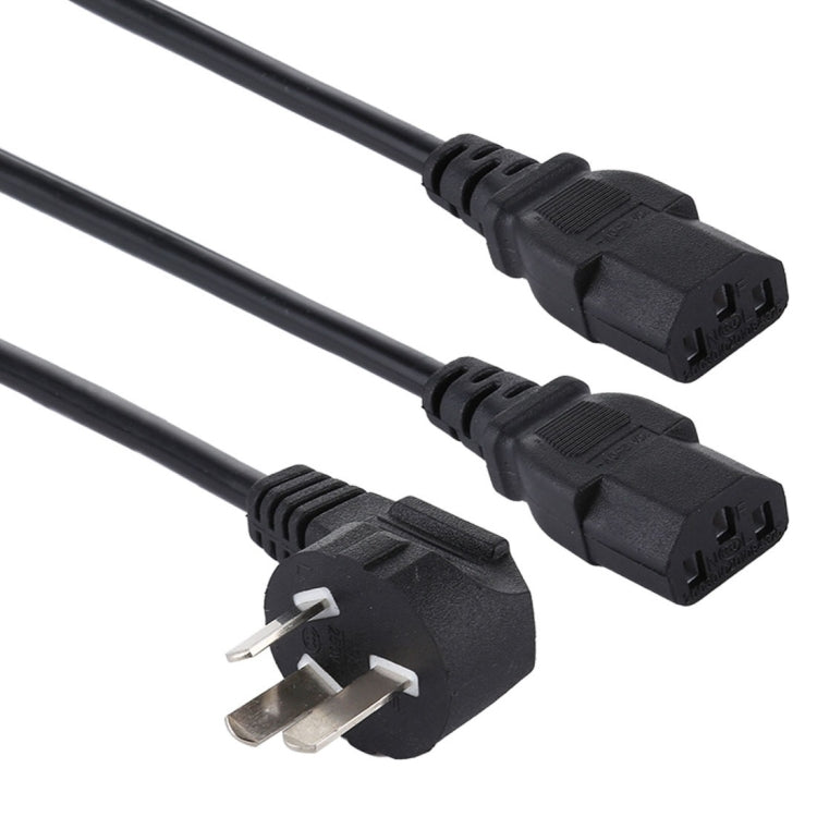 Cabo de alimentação para computador PC 10A 250V com 3 pinos, comprimento: 1,8m, plugue AU, plugues duplos AU