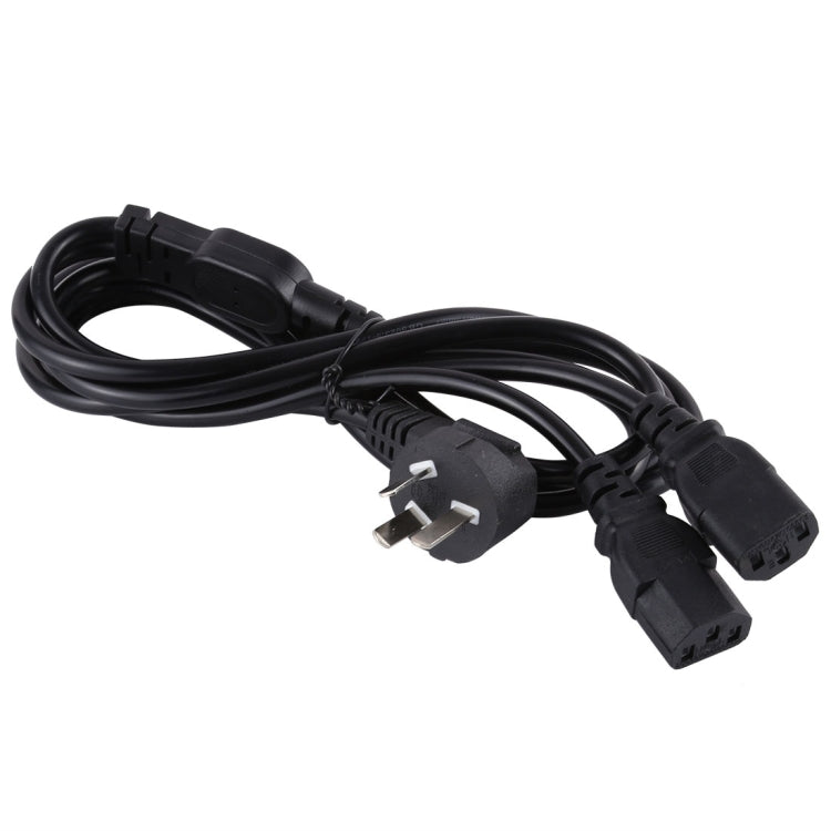 Cabo de alimentação para computador PC 10A 250V com 3 pinos, comprimento: 1,8m, plugue AU, plugues duplos AU
