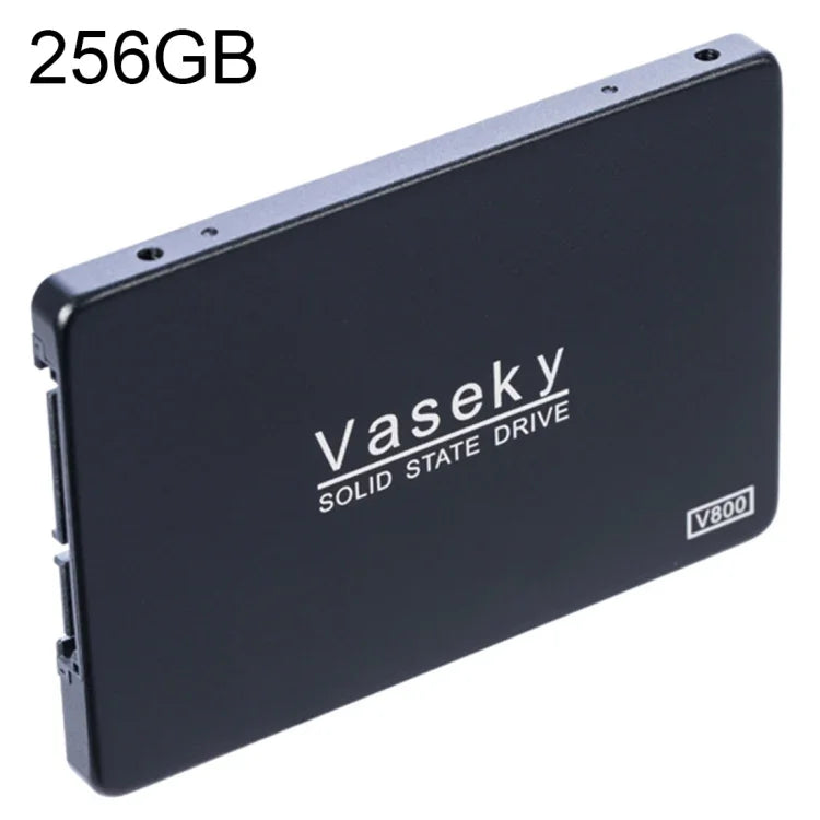 Vaseky V800 256GB SSD de Estado Sólido Ultra-Fino 7mm SATA3 6GB/s 2.5 polegadas para Desktop, Portátil, 256GB