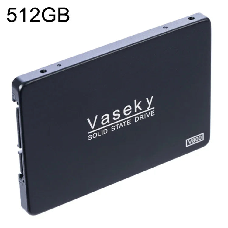Vaseky V800 512GB SSD de Estado Sólido Ultra-Fino 7mm SATA3 6GB/s 2.5 polegadas para Desktop, Portátil, 512GB